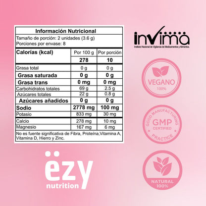 ëzy Masticable Vegano para la Hidratación